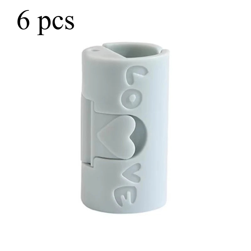 6PCS Invisible Needle-free Bed Sheet Holder Quilt Cover Non-slip Mattress Sheet Buckle Bed Pegs Clamp Fastener Gripper