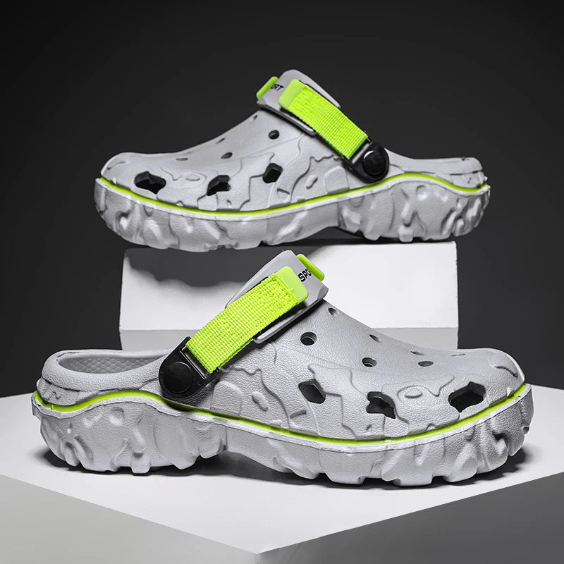 Factory Cheap EVA Men's Clogs Shoes Lightweight Wholesale Plastic Clog Men Beach Working Sandals with Men Clogs&Mules Big Size47