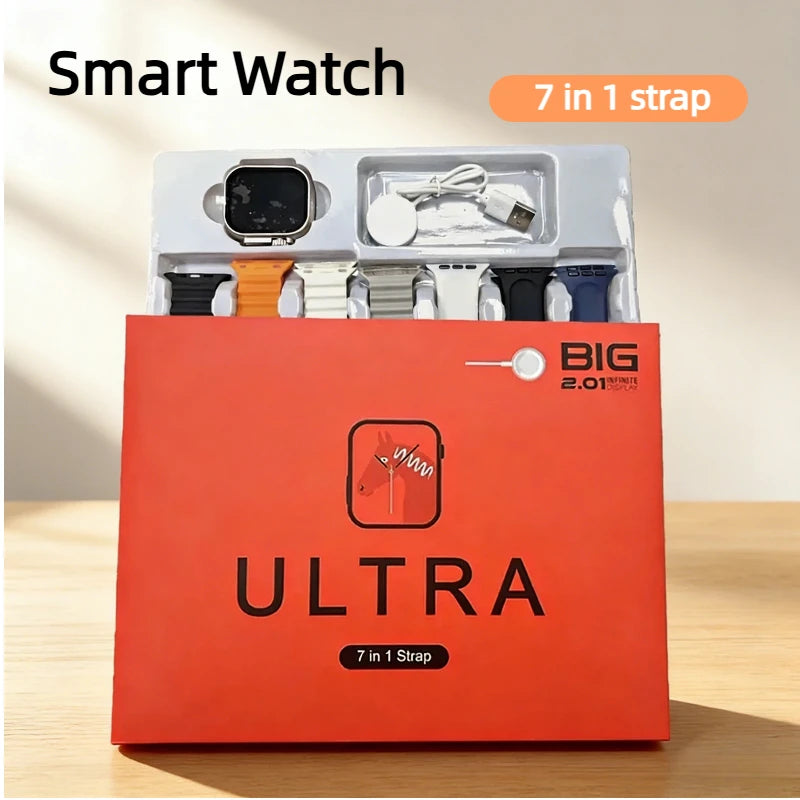 DT900 Smart Watch 7in1 Watch Music Bluetooth Call Game Health and Fitness Wireless Charging Waterproof sports watch men women