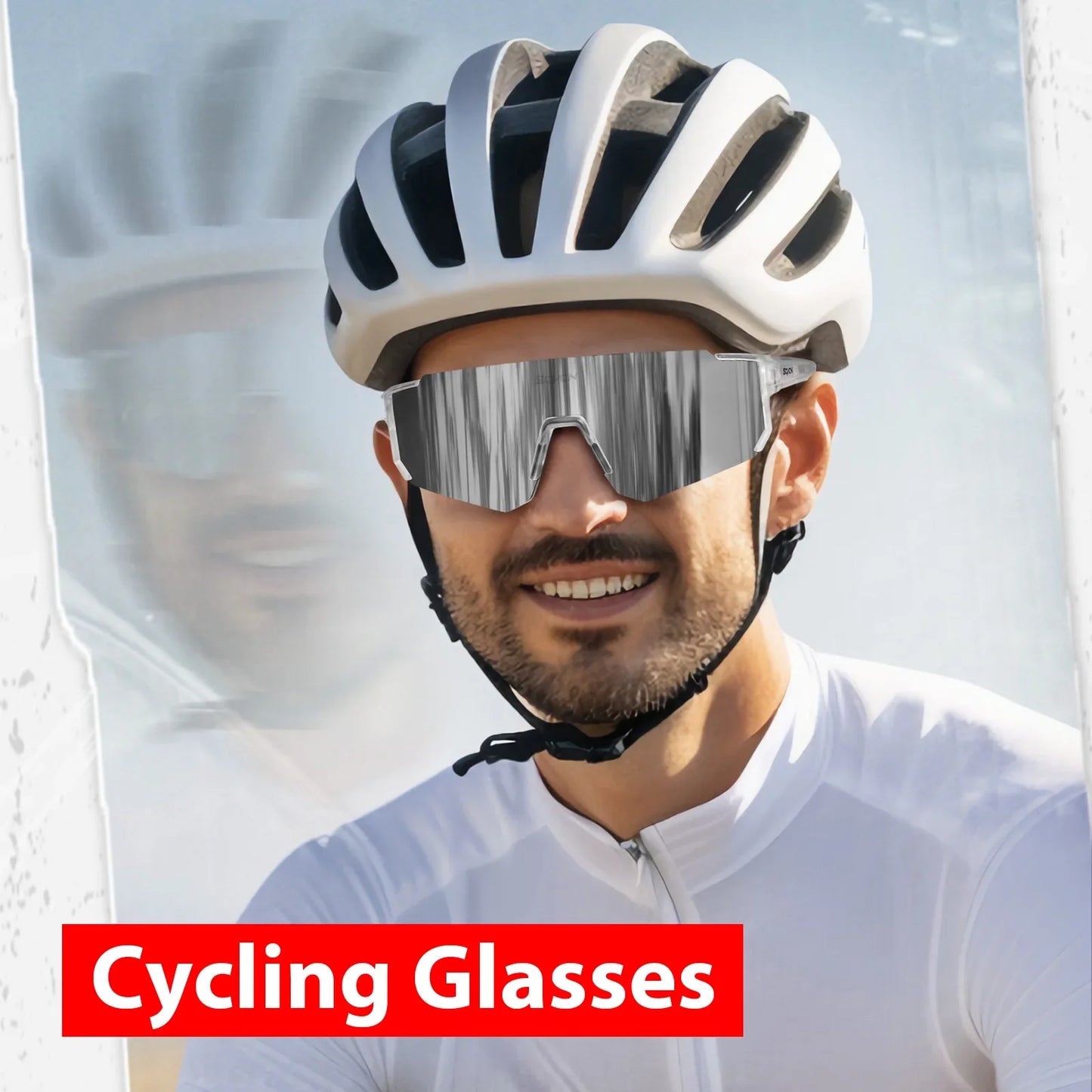 SCVCN Hot Cycling Sunglasses Men Road Driving Bike Glasses Outdoor Sports Mountain Climbing Women Bicycle UV400 Cycling Goggles