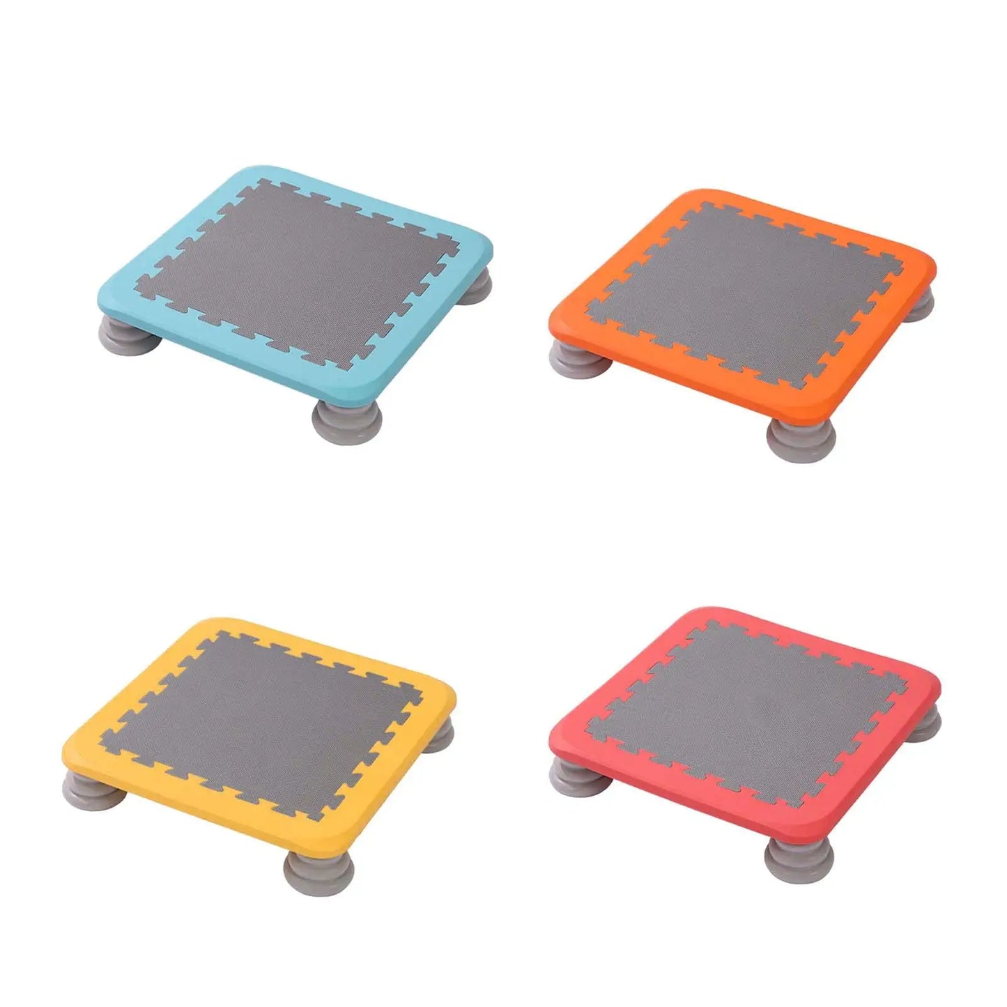 Portable Kids Trampoline Jump Fitness Toy Workout Small Rebounder Trampolines for Boys Girls Nursery Outdoor Kindergarten Indoor
