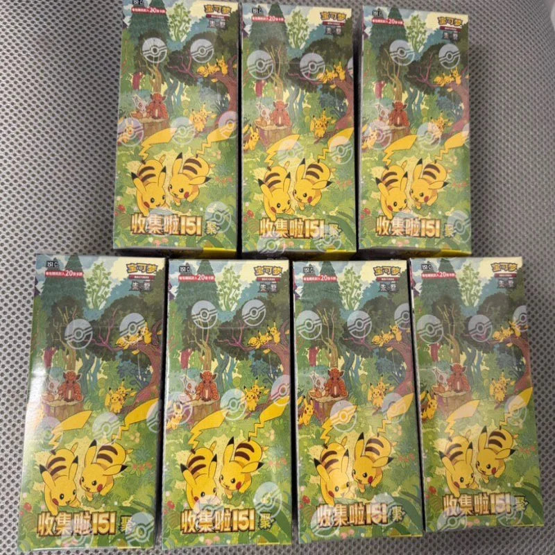 Pokémon Card Pokémon PTCG Simplified Chinese Zhu Zi Collected 151 Change Series Card Ponyta Gengar Collectible Game Cards Toy