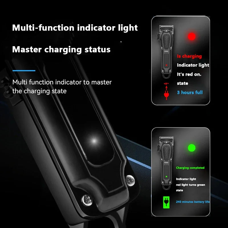 Kemei Hair Clipper Km-1071 Km-2299 Km-2024 UBS Rechargeable Cordless Beard Trimmer Powerful Electric Hair Clippers for Men