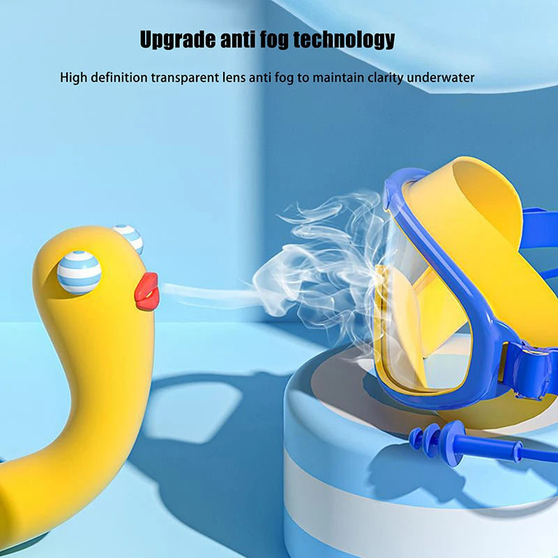 Hot！1 PC Large Frame Swimming Goggles For Kids High Quality Antifog Swim Glasses Waterproof HD Swim Eyewear Swim Equipment