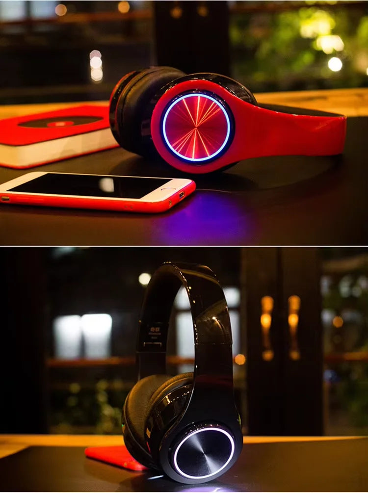 B39 Bluetooth Headset Foldable Headphones HiFi Stereo Earphone With Mic Support SD Card FM For Xiaomi Iphone Sumsamg Phone