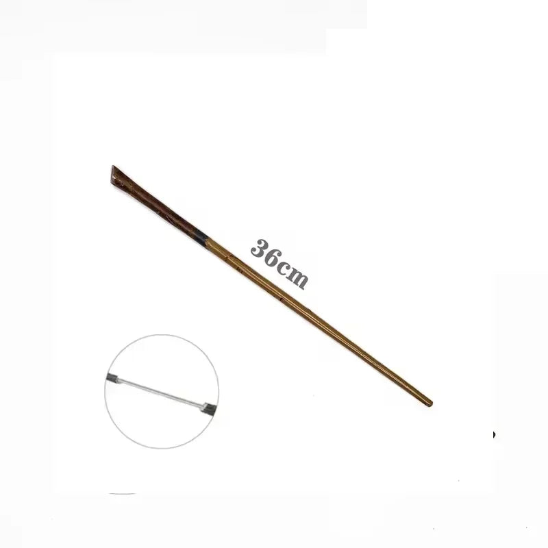 New Anime Cosplay Metal Core Magic Wand Harri Decoration Toy Accessories For Bacchetta Di Plastic Pottee Magic Stick