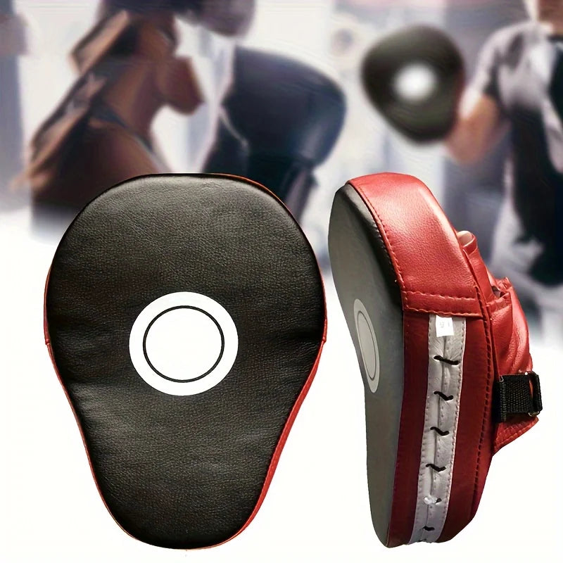 1Pc Professional Boxing Impact Pu Curved Hand Target - Shock Absorbing Training Hand Pad - Karate Boxing Mma Muay Thai or Fighting Sports Training Baffle