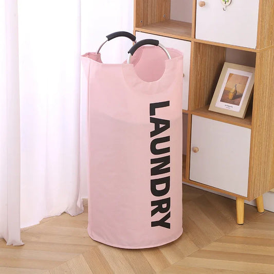 Oxford cloth laundry bag, dirty clothes storage basket, foldable bathroom clothes bucket, large-capacity dirty clothes basket