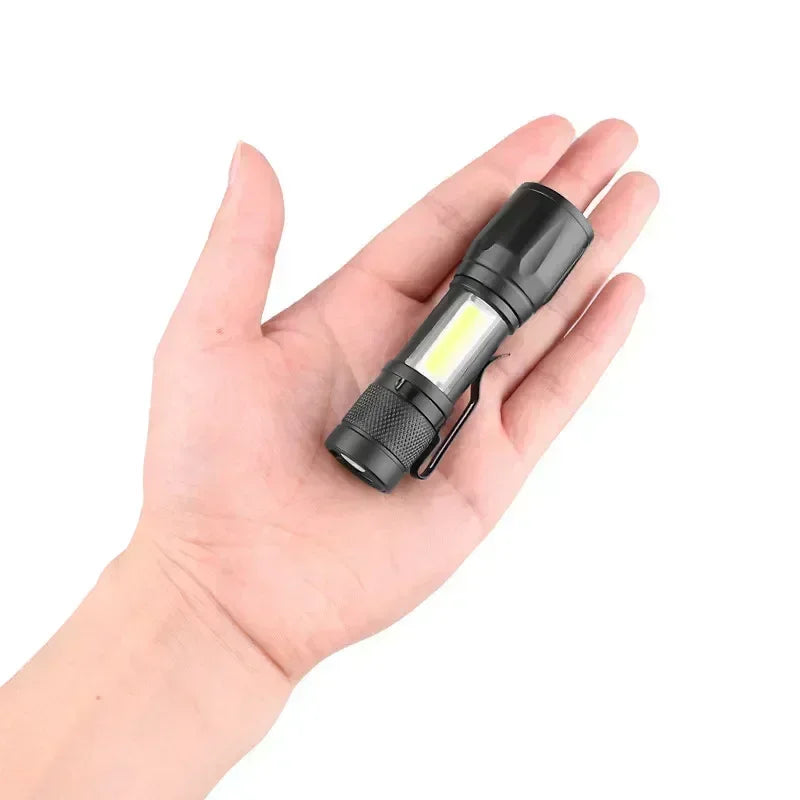100000LM Super Bright Flashlight Rechargeable LED Torch Long Range Tactical Lamp for Outdoor Waterproof Camping Fishing Lantern