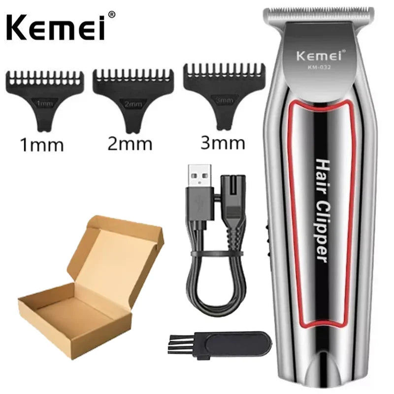 KEMEI Profession Hair Trimmer Electric Beard Trimmer for Men Hair Clipper Hair Cutter  Machine Hair Cut Grooming Kit KM-032