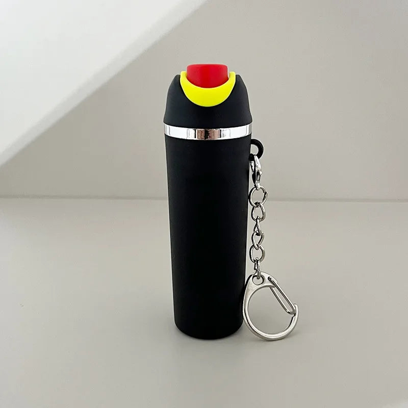 1/4pcs Fashionable Fruit Cup Style Keychain, Can Hold Small Ornaments, Lipstick, Etc., A Perfect Gift for Travel, Daily Wear