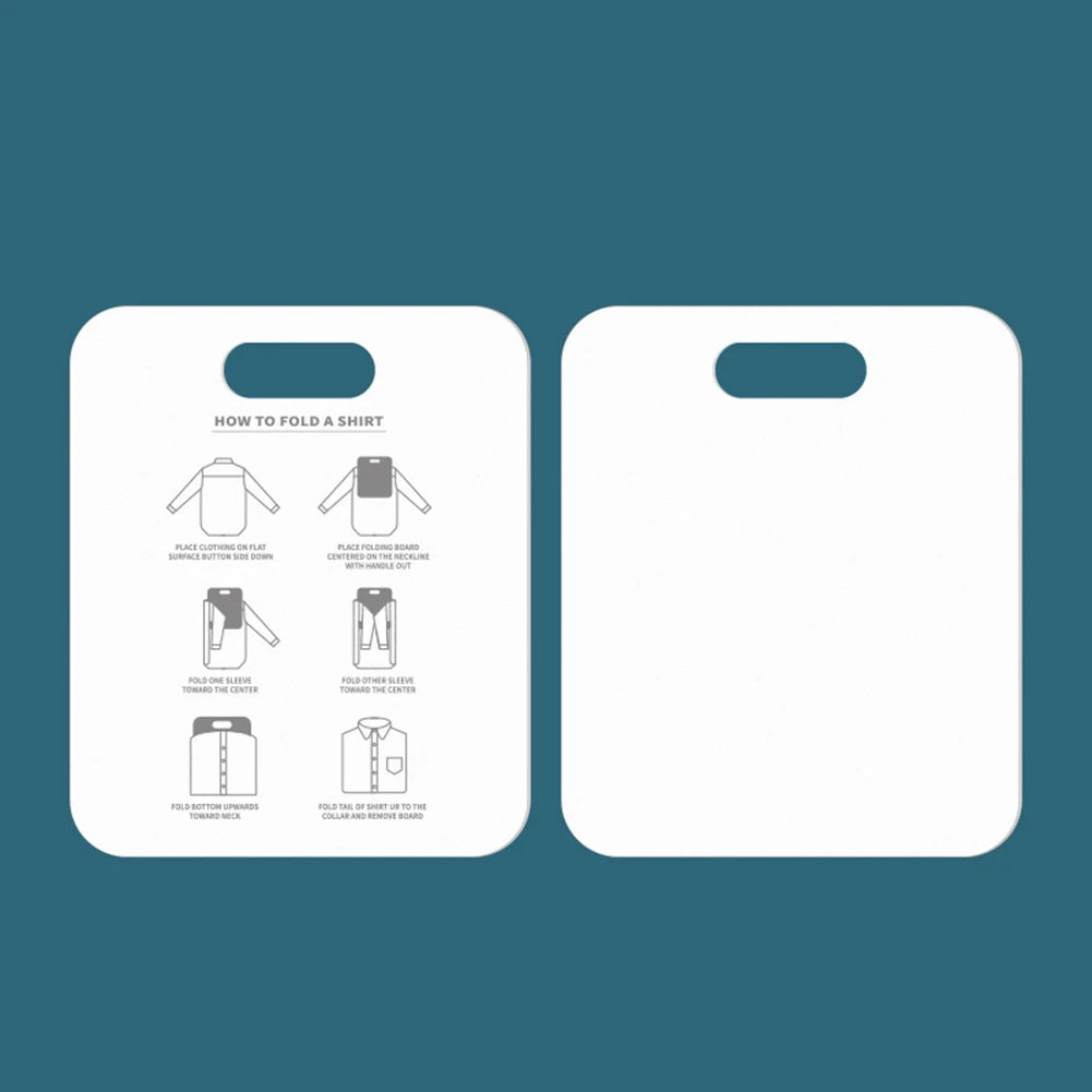 68cm/48cm Plastic Clothes Folding Board Durable Kids Laundry Folder Easy and Fast Shirt Folding Board Home Storage Tool for Kids