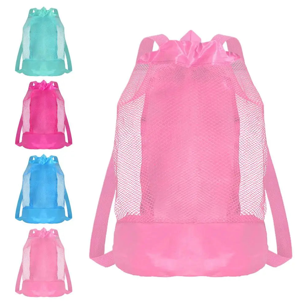 Beach Toy Organizer Backpack Lightweight Travel Bag for Sand Play Gear, Outdoor Adventures ﻿