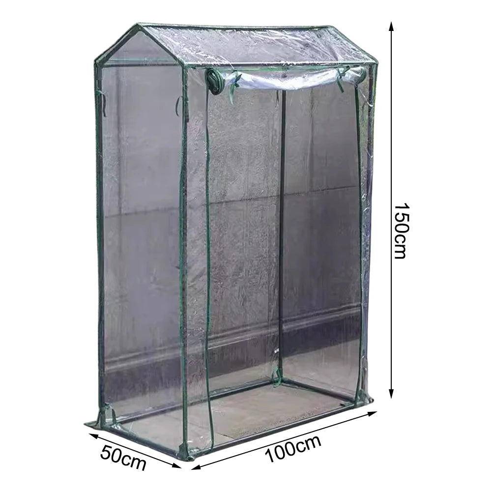 For Home Gardening Greenhouse Cover PVC Greenhouse Aluminum Foil Greenhouse Ample Growing Space Convenient Access