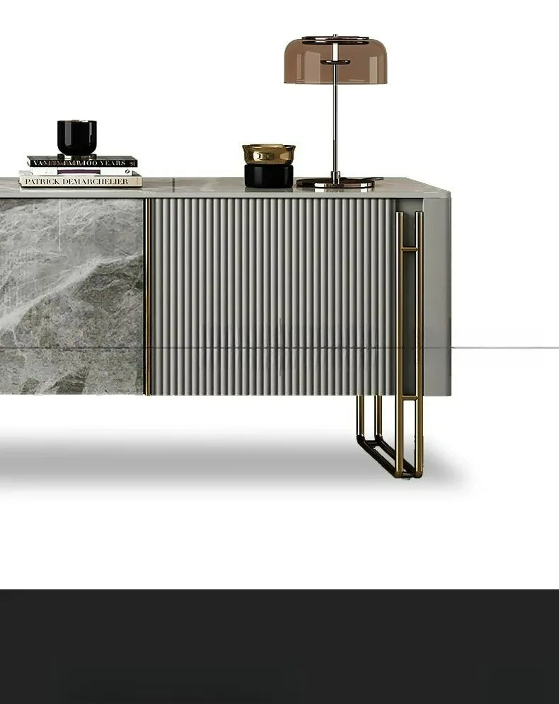 Customizable luxury TV cabinets, modern minimalist living room and bedroom platform coffee table sets with storage cabinets.