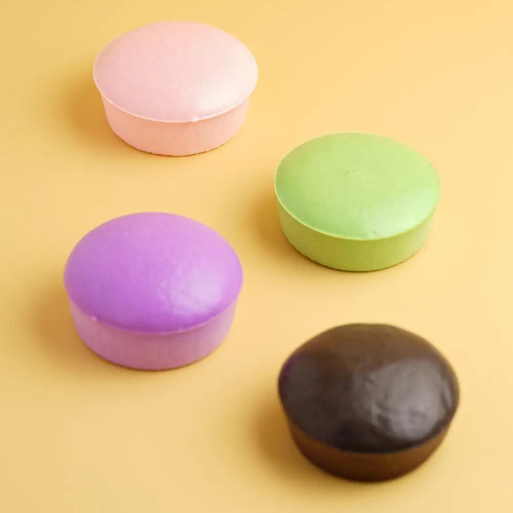 Purple Soft Potato Pinch Toy - Fun Custard Bun Sticky Small Cake, Slow Rebound Decompression Toy, Party Gift Candy Color