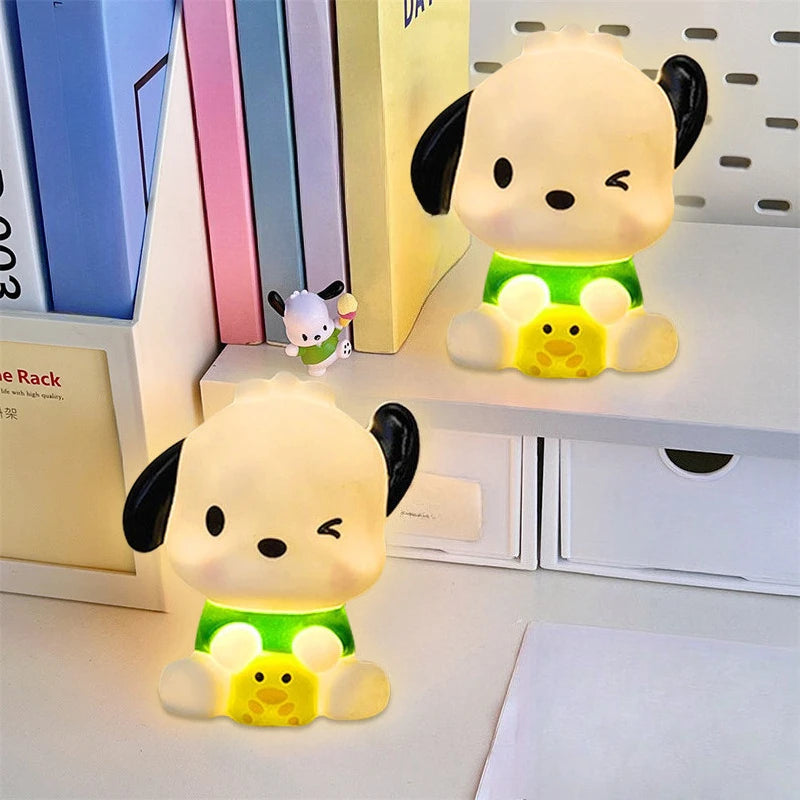 Hello Kitty Night Light Cartoon Kitty Lamp Bedside Sleeping Reading Light Home Desktop Home Decorations Party Favors Gift