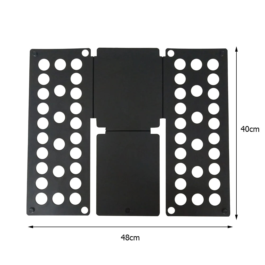 68cm/48cm Plastic Clothes Folding Board Durable Kids Laundry Folder Easy and Fast Shirt Folding Board Home Storage Tool for Kids