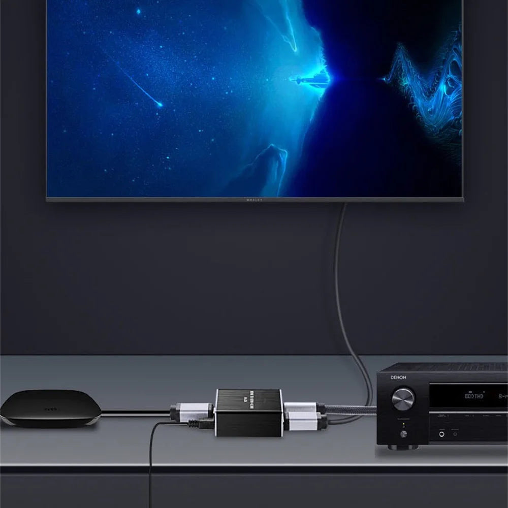 HDMI-Compatible Audio Extractor Stereo Audio Converter 3.5mm 4k X 2k Audio Splitter Adapter For PS4 TV DVD Home Theater