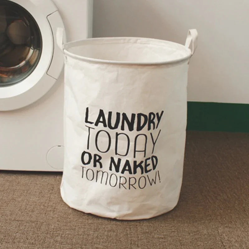 Household Dirty Clothe Basket Large Collapsible Laundry Basket Foldable Waterproof Bathroom Laundry Organizer Toy Storage Bucket