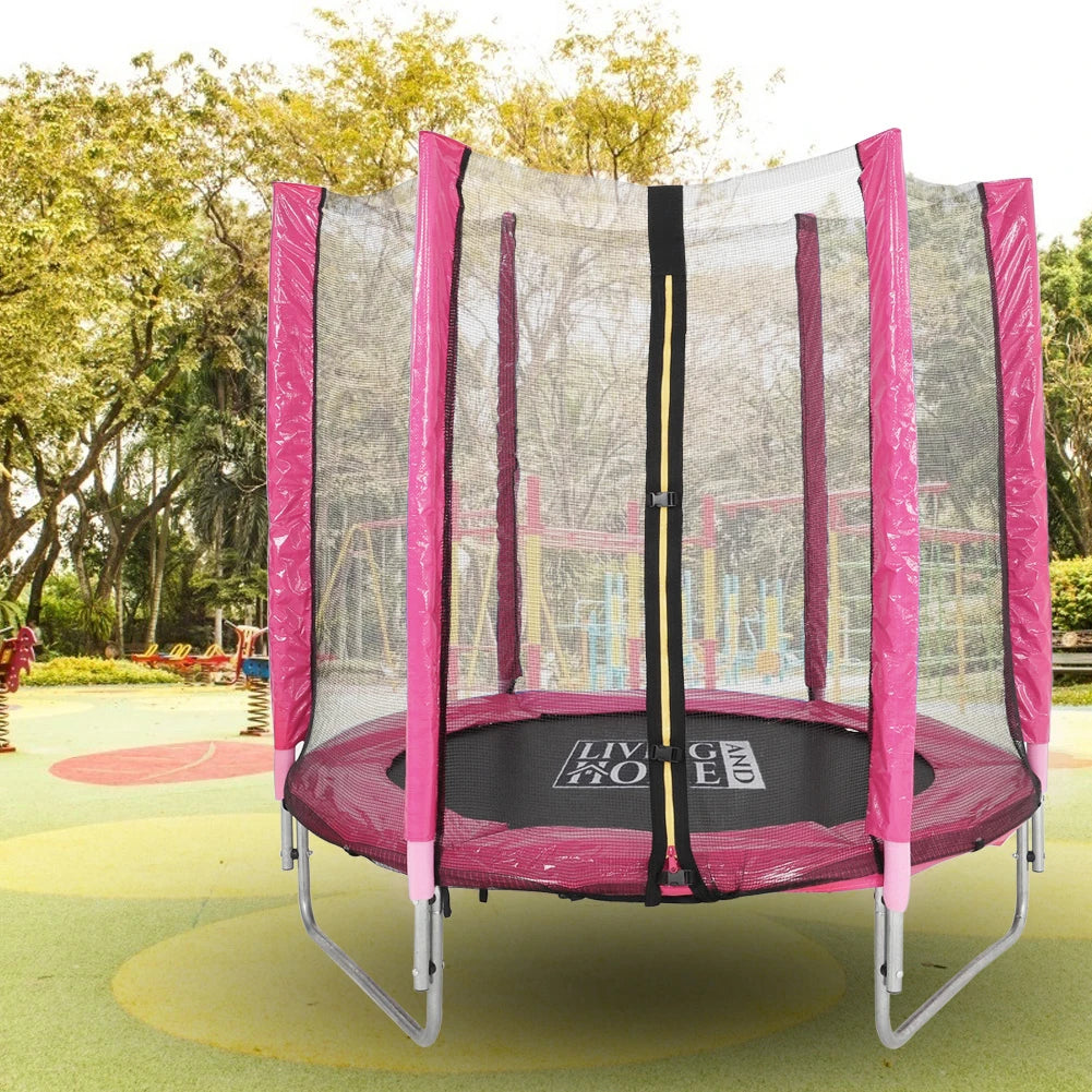 【Breeins】Outdoor Trampoline with Safety Enclosure for Kids Entertainment