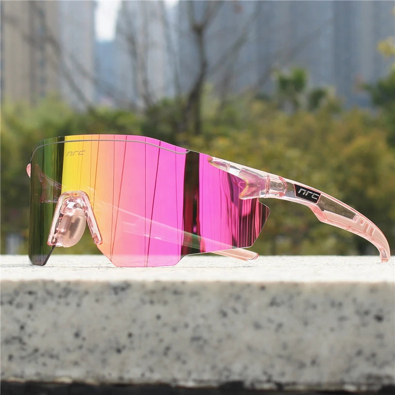 NRC Men Cycling Sunglasses UV400 TR90 Sports Bicycle Glasses MTB Mountain Bike Fishing Hiking Riding Eyewear for Women sport