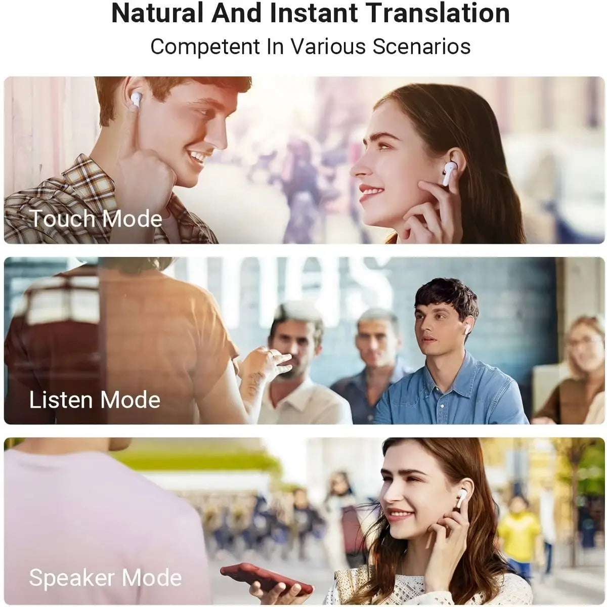 Timekettle M3 Translator Earbuds Bluetooth Real Time Simultaneous Headphones Instant Voice Translate Device for Business Travel