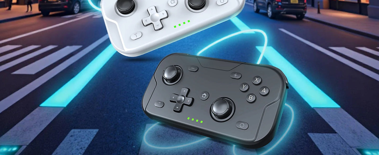 AceGamer Pocket Game Controller Portable Hall Joysticks 1000Hz Bluetooth Gamepad for Switch/Switch2/Android/iOS/PC/Steamdeck