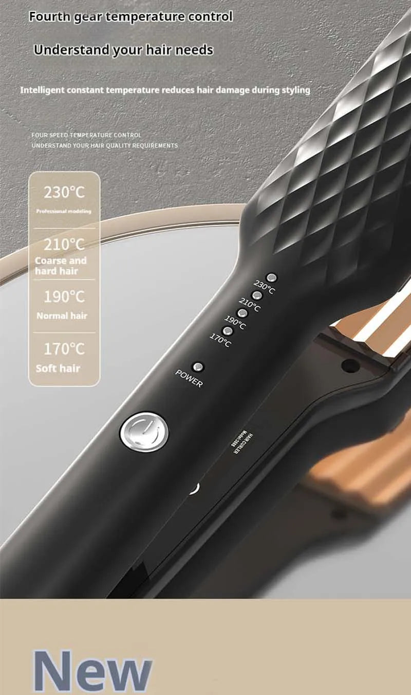 Hair Iron 3D Hair Crimper Professional Volumizing Curling Iron Corn Perm Fluffy Splint Flat Iron Hair Styling Tools