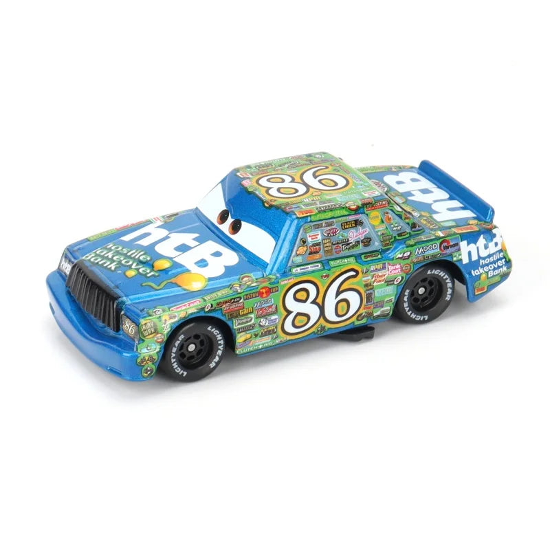 Disney Cars toy Christmas McQueen ROUTE 66 McQueen Champion McQueen Racing car 1:55 Diecast Alloy car Model Boy's Christmas gift