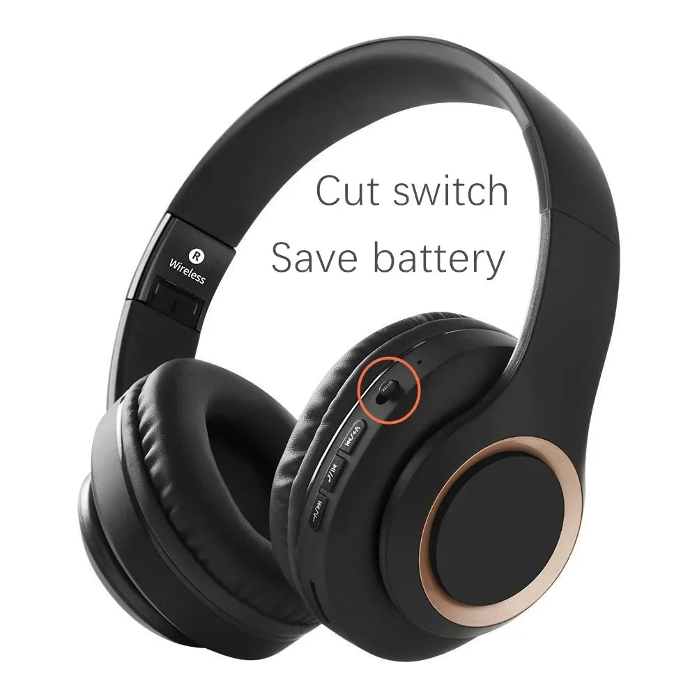 Shoumi 15 Hours Play Wireless Headset Bluetooth Television Headphone with Mic,Bluetooth Adapter Built-in Battery,for TV Computer