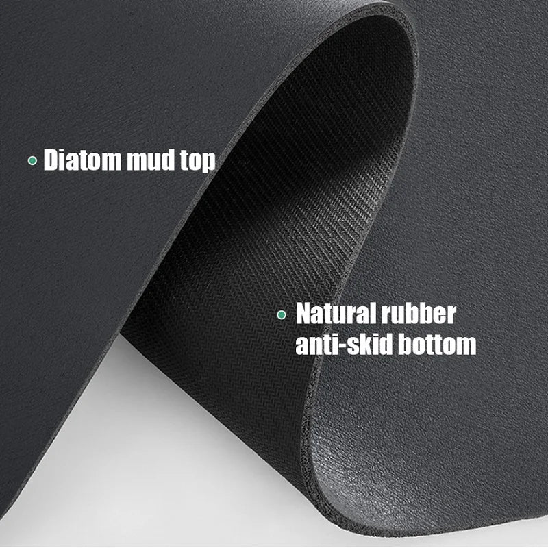 Super Absorbent Kitchen Tableware Impermeable Drainage Mat Heat Insulation Non-slip Pad Tableware Mats Coffee Dish Drying Mat