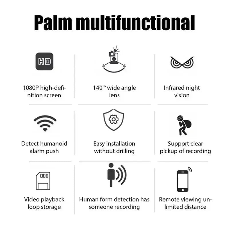X5 1080P Mini Night Vision Wireless Surveillance Camera Lightweight Clear Portable Motion Detection Premium Quality NEW 2026