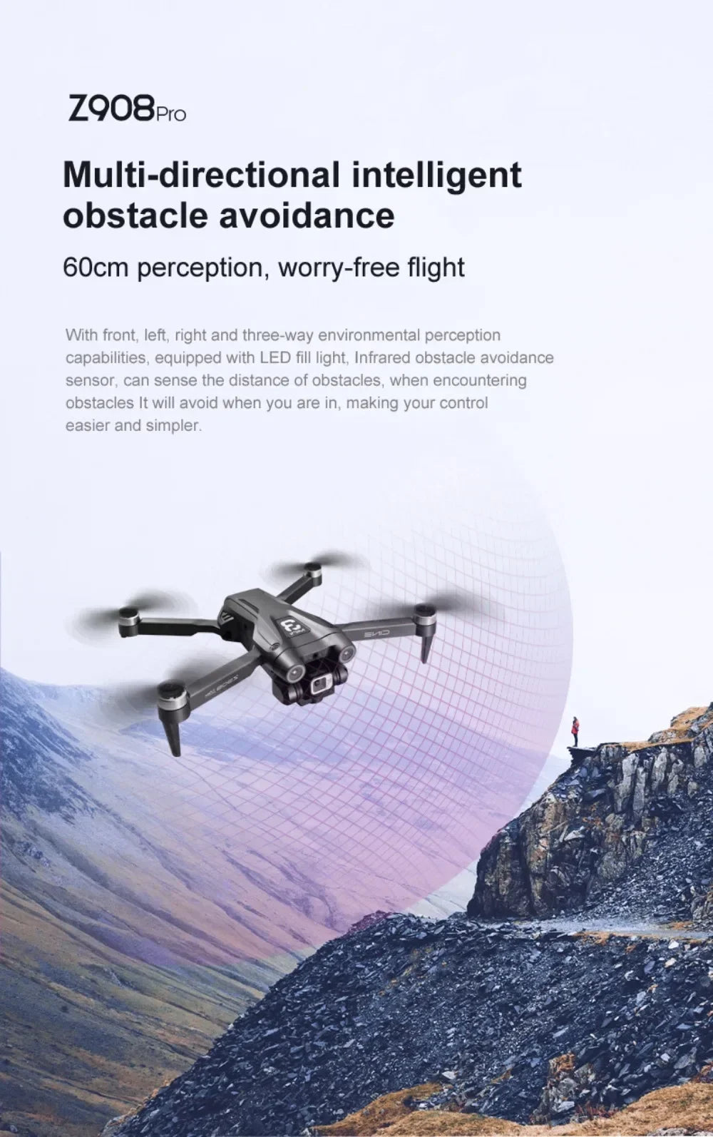Lenovo Z908 Pro max Drone 4K Professional HD Dual Camera Dron Brushless Motor 5G WIFI FPV RC Quadcopter Helicopter Toys