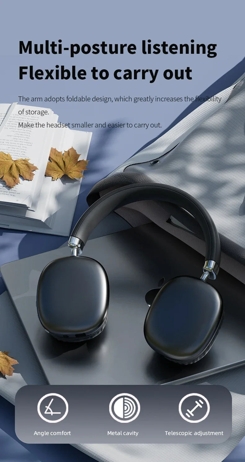 2025 NEW Air Max Bluetooth Headphones Earphone Wireless Headsets Stereo Surround Gaming Earbuds For Iphone Xiaomi Samsung Phone