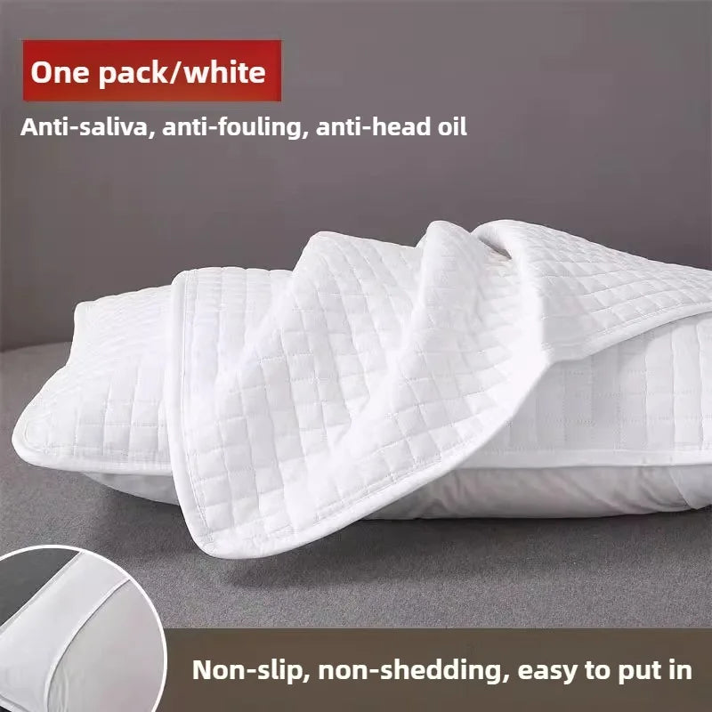 Clip Pillow Cover Head oil Isolation layer Pillow Case Protector Waterproof Anti Mite Pillow Core Protection (No Pillow) 72X45cm