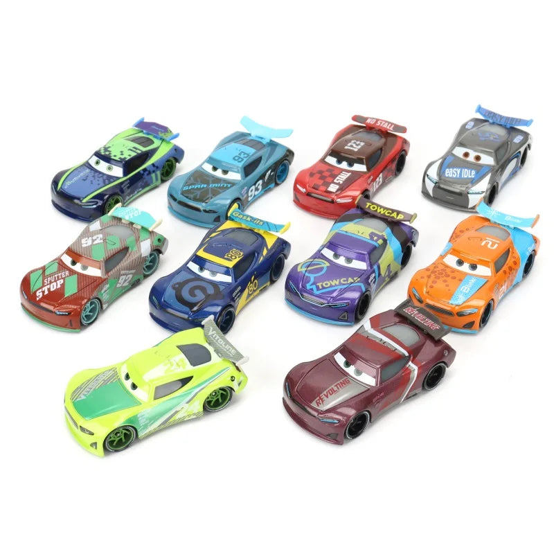 Disney Cars toy Christmas McQueen ROUTE 66 McQueen Champion McQueen Racing car 1:55 Diecast Alloy car Model Boy's Christmas gift