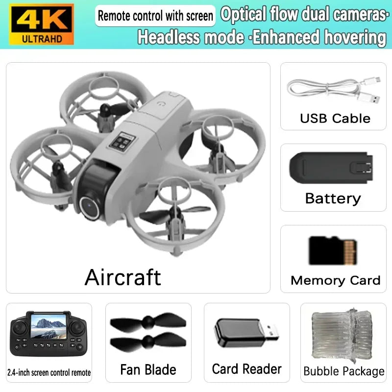 YP6 Mini Drone 8K Aerial HD Camera Drone 5G WIFI Record Large Screen Remote Control Intelligent Obstacle Avoidance Aerial Drone