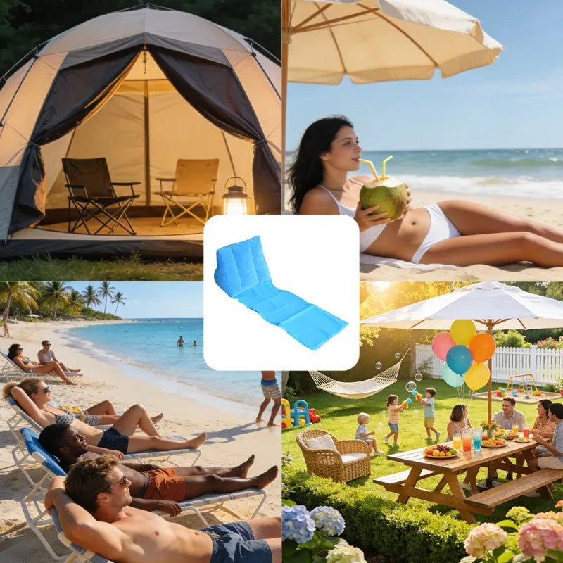 Inflatable Beach Mat, Inflatable Pvc Flocking Inflatable Triangle Pad, Flocking Triangle Pad, Inflatable Beach Cushion