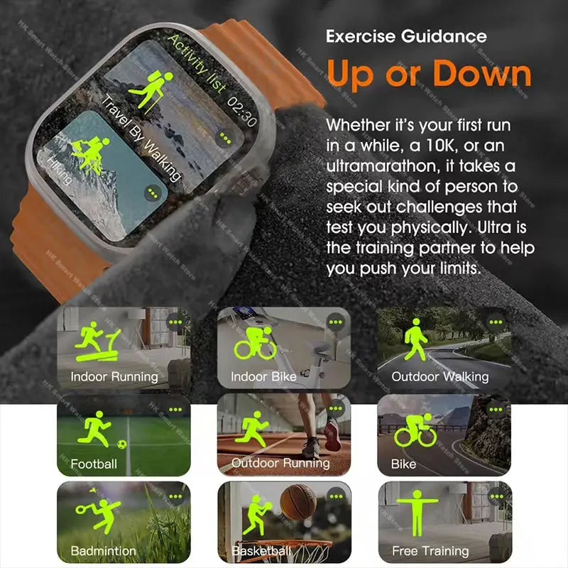 2026 New HK 11 ULTRA 3 Max Smartwatch 49mm AMOLED 4G ROM AI Robot Bluetooth Network Call Clock NFC Compass Smart Watch Men Women