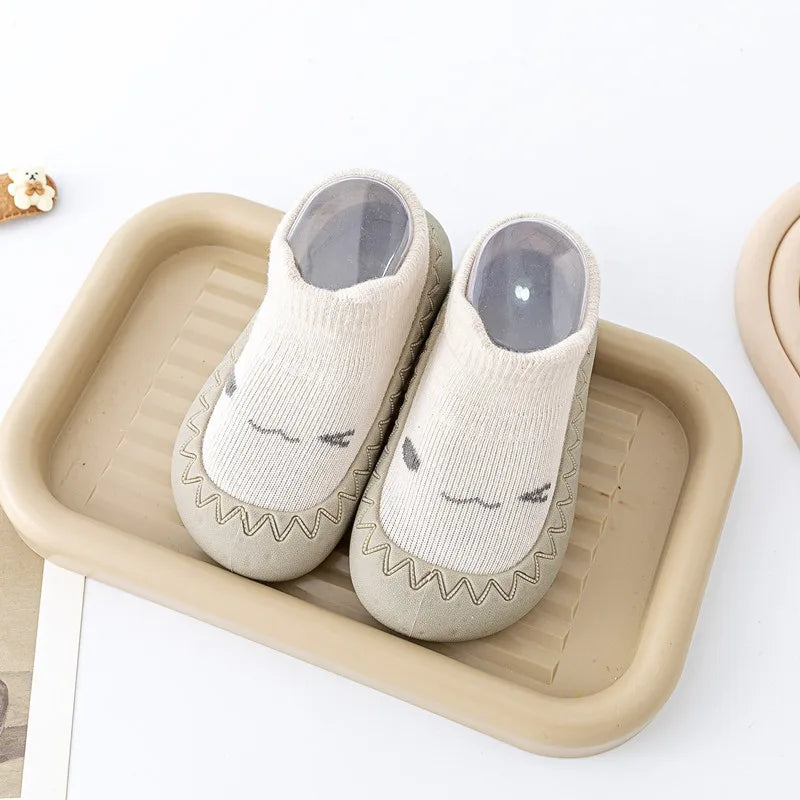 Baby Socks Shoes Infant Cute Cartoon Kids Boy Shoes Soft Rubber Sole Child Floor Sneaker BeBe Booties Toddler Girls First Walker