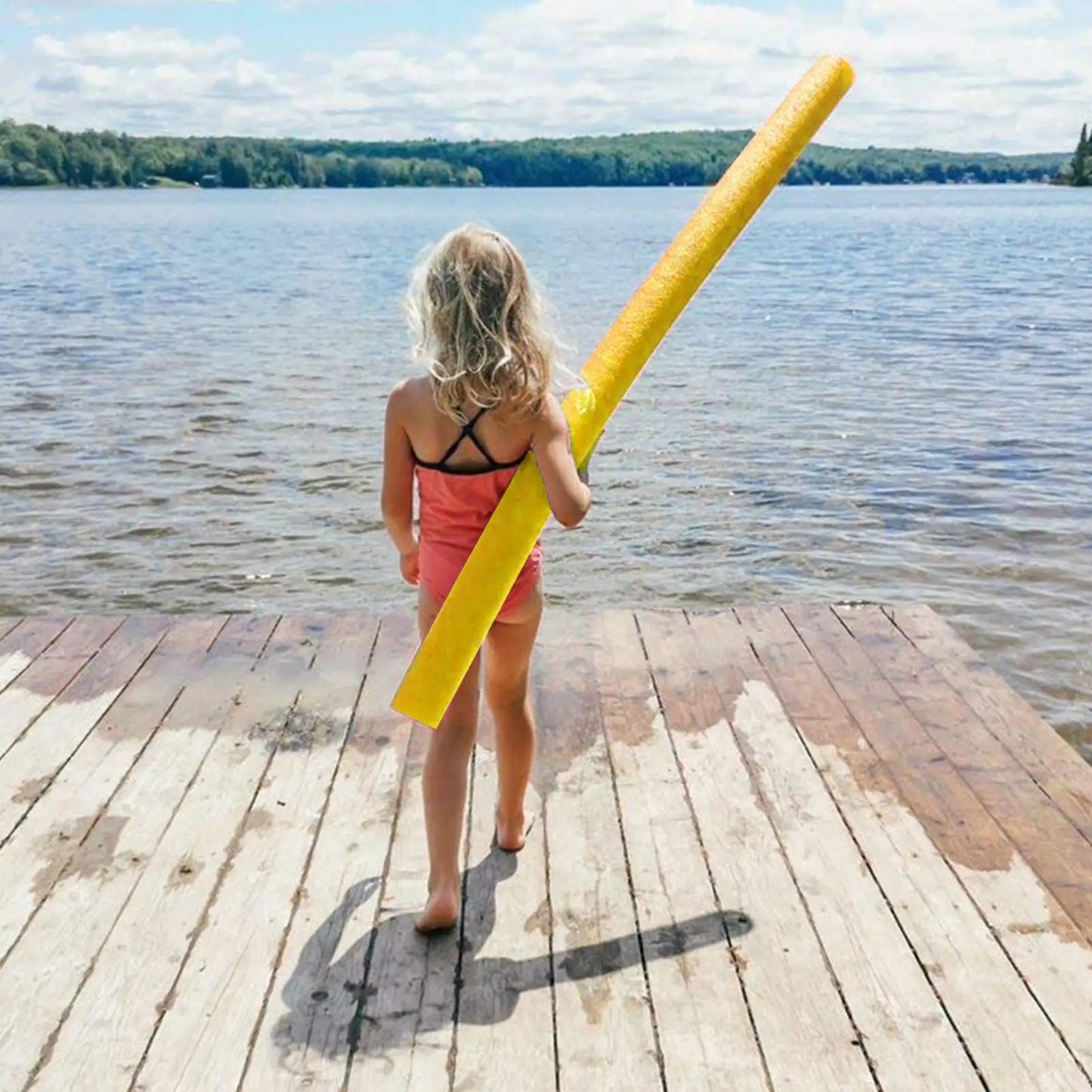 Noodles Pool Foam Water Noodles for Pool 60in Long Hollow Soft Buoyancy Stick for Beach River Relaxation Water Game Backyard