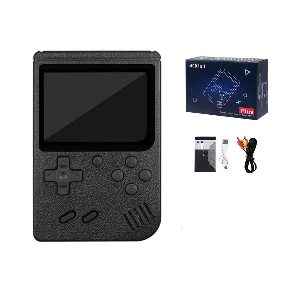 Classic Retro Video Pocket Games Console Lcd Screen Built-in 400 Handheld Or Gamepad Mini Game Player for Boy Christmas Gift