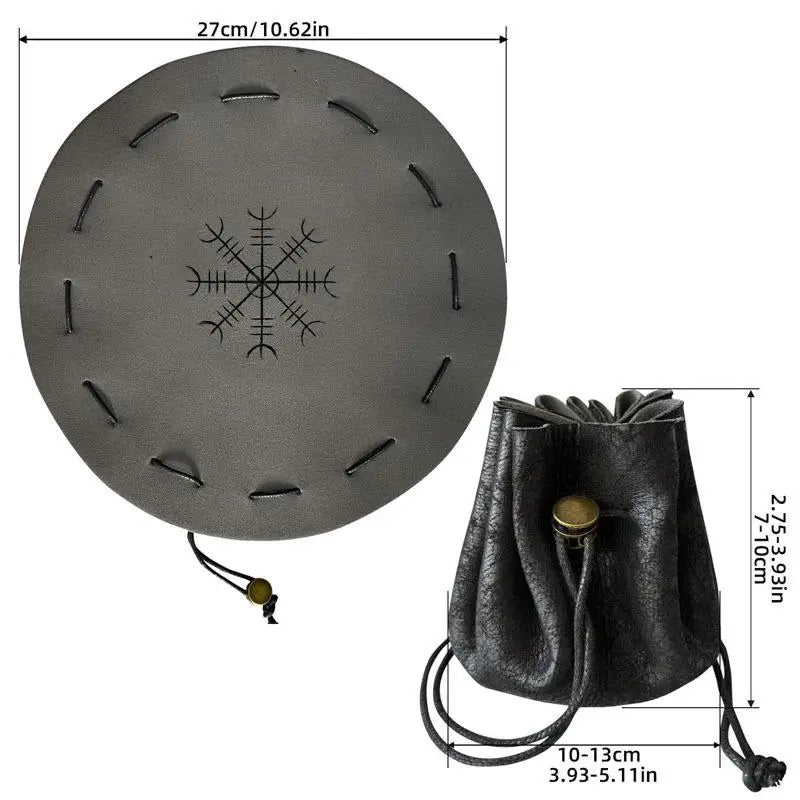 [THG] Drawstring Bag Dices Tray Dices Storage Case Drawstring Small Accessories Storage For Jewelry Coin Keys