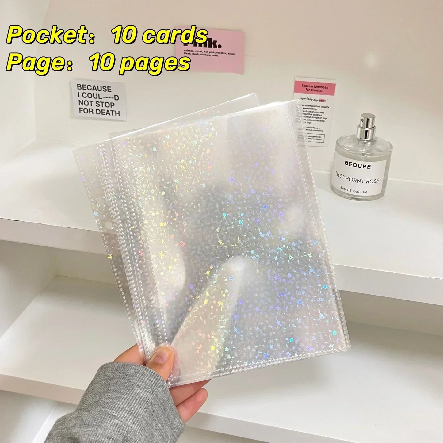 A5 Binder Photocards Cover Kpop Loose-leaf Collect Book Photo Cards Album Storage Book Stationery Birthday Gifts 포토카드 바인더