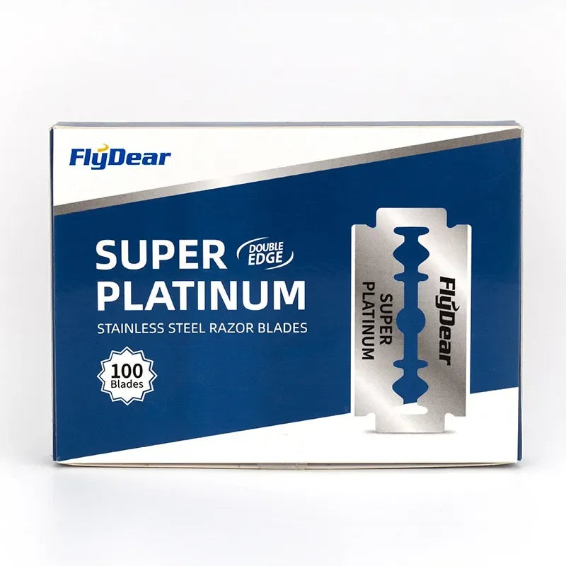 10/50/100Pcs Stainless Steel Razor Blade Old-Fashioned Manual Double-Sided Razor Blade Hairdressing Barber Shop Tools
