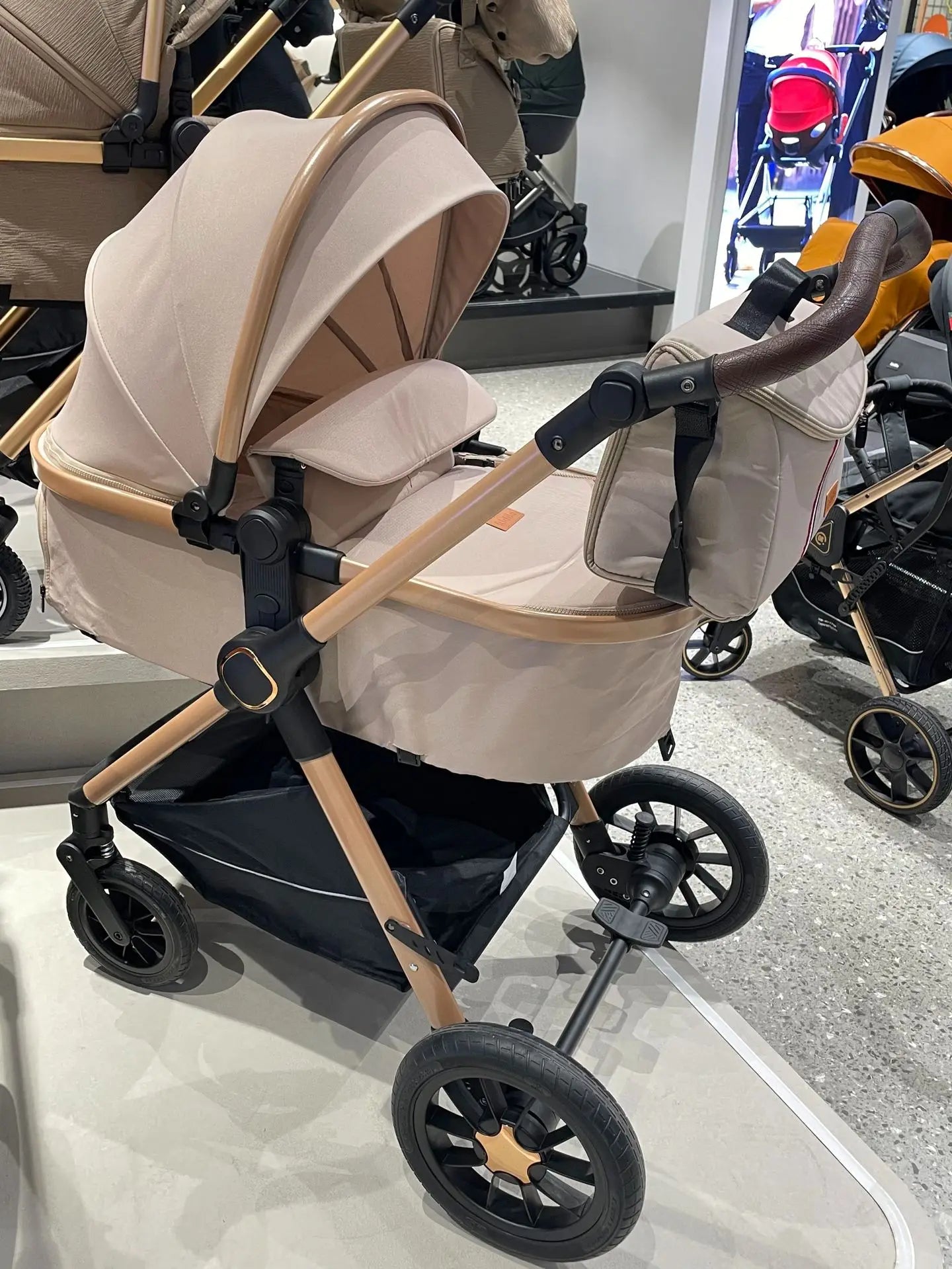 Kidilo stroller can sit and lie down folding shock absorber basket three in one two-way newborn baby high landscape