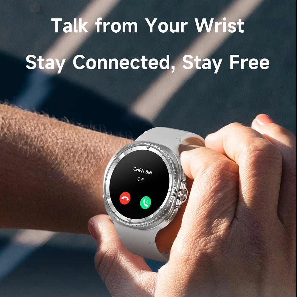 Weather Smart Watch Blue Tooth Call Watches Heart Rate Waterproof SmartWatch Voice Assistant NFC Sport Fitness Music Bracelet