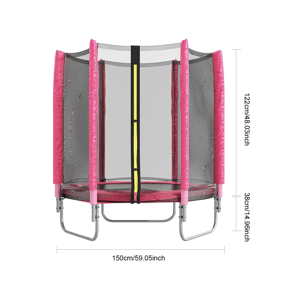【Breeins】Outdoor Trampoline with Safety Enclosure for Kids Entertainment