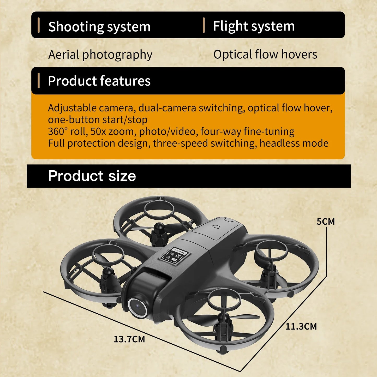 YP6 Mini Drone 8K Aerial HD Camera Drone 5G WIFI Record Large Screen Remote Control Intelligent Obstacle Avoidance Aerial Drone